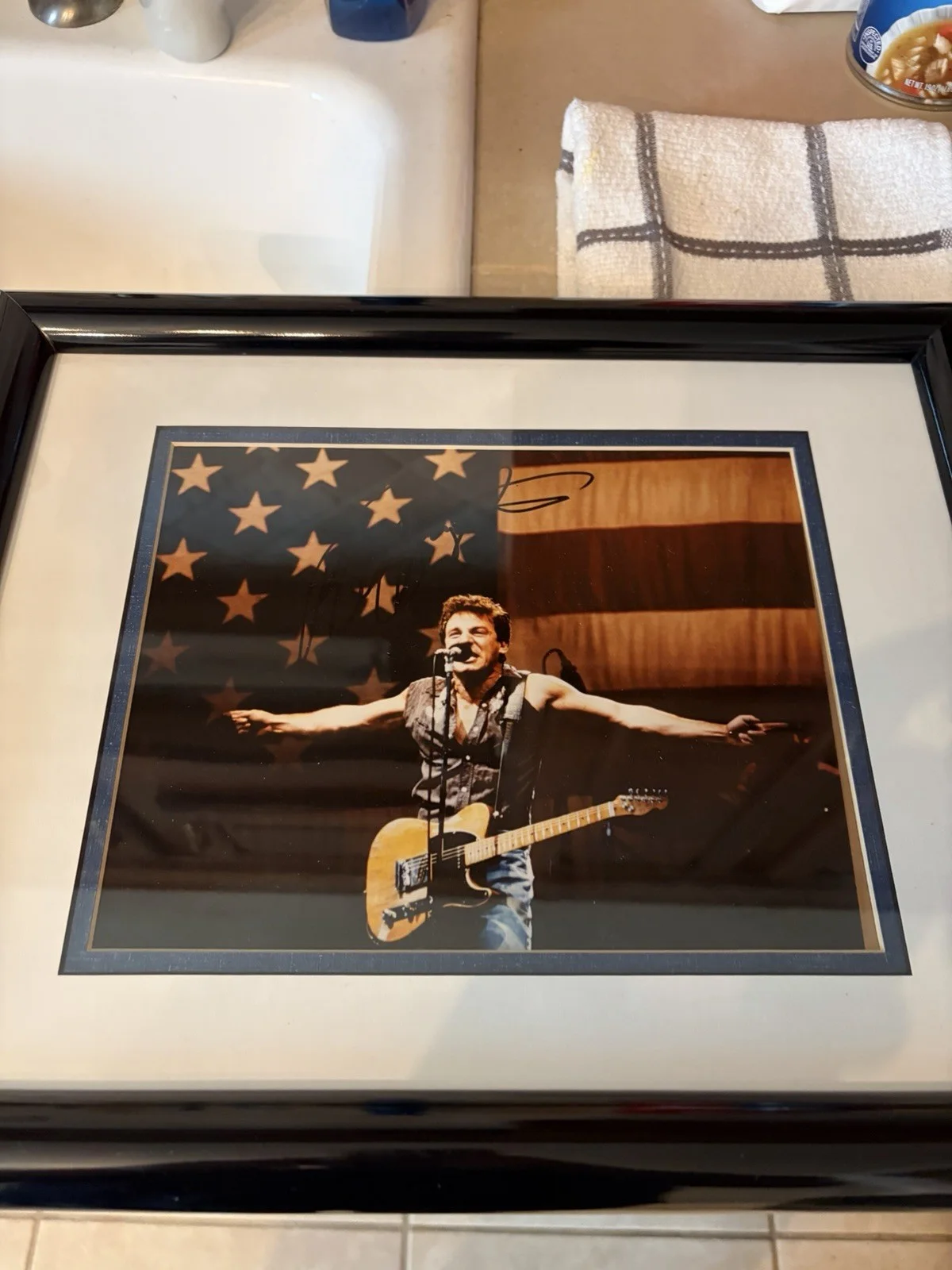 Signed Bruce Springsteen 8x10 Music Photograph Original w/ Living Legends COA, изображение 3