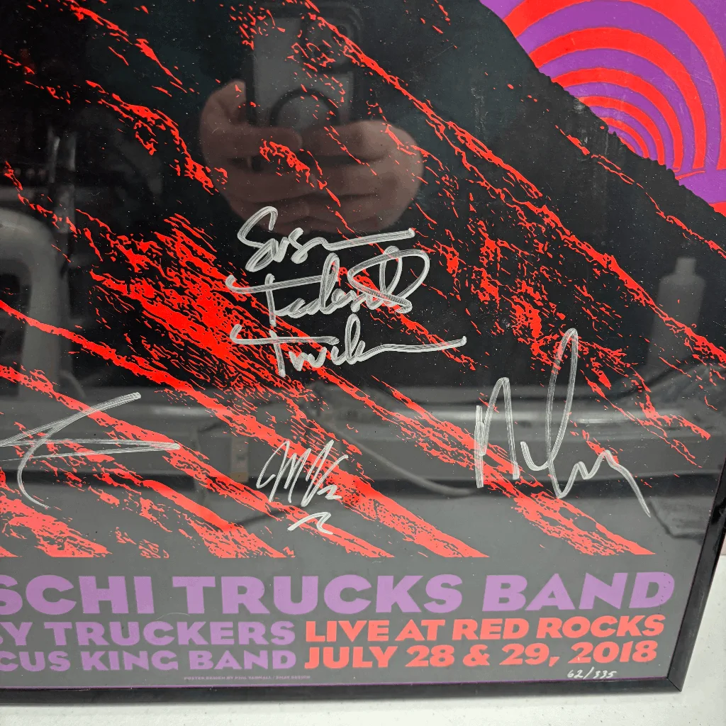 Tedeschi Trucks Band Wheels of Soul Drive By Truckers Marcus King Signed 2018, изображение 4