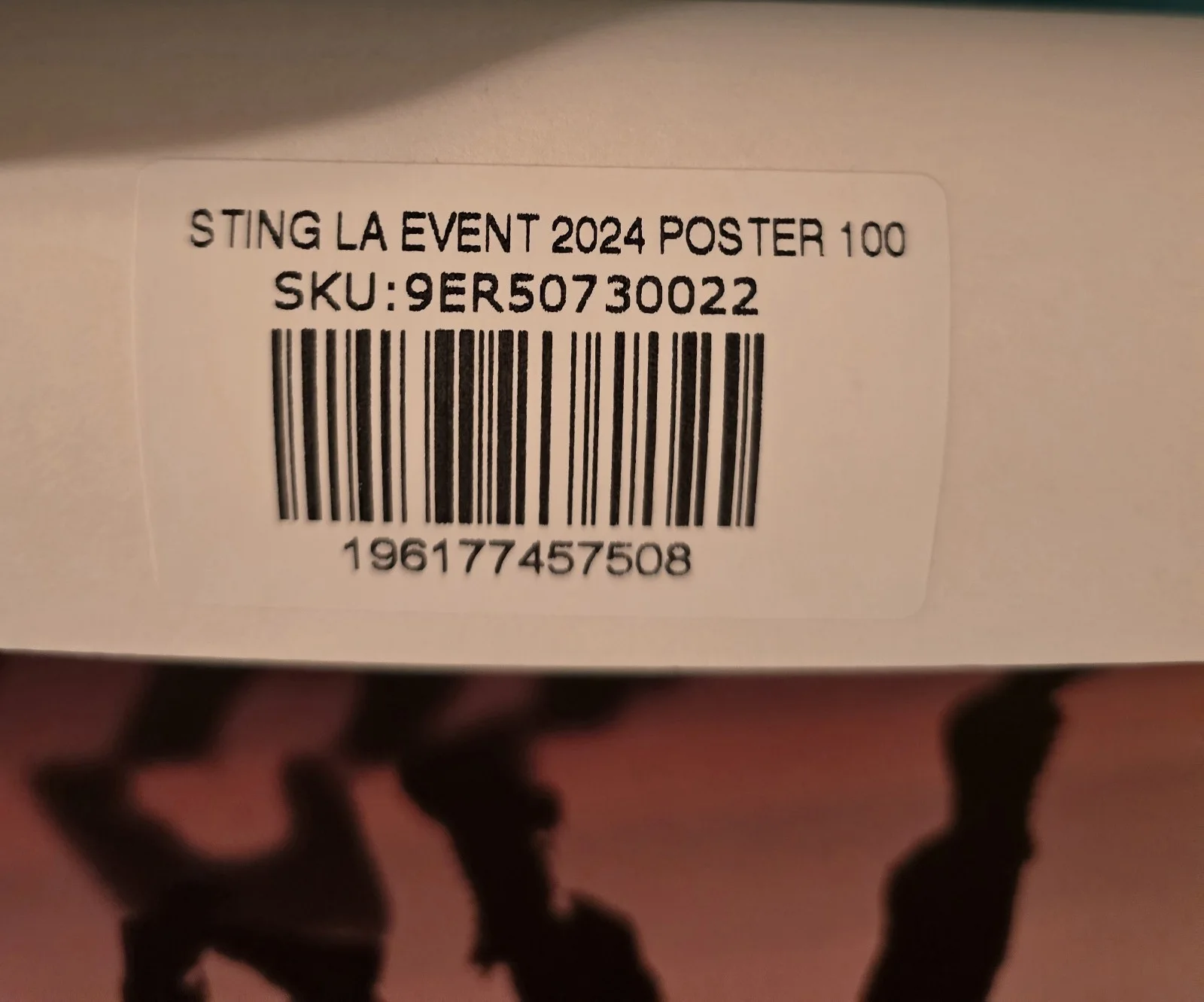 Sting Signed 18x24 Litho Poster, image 3