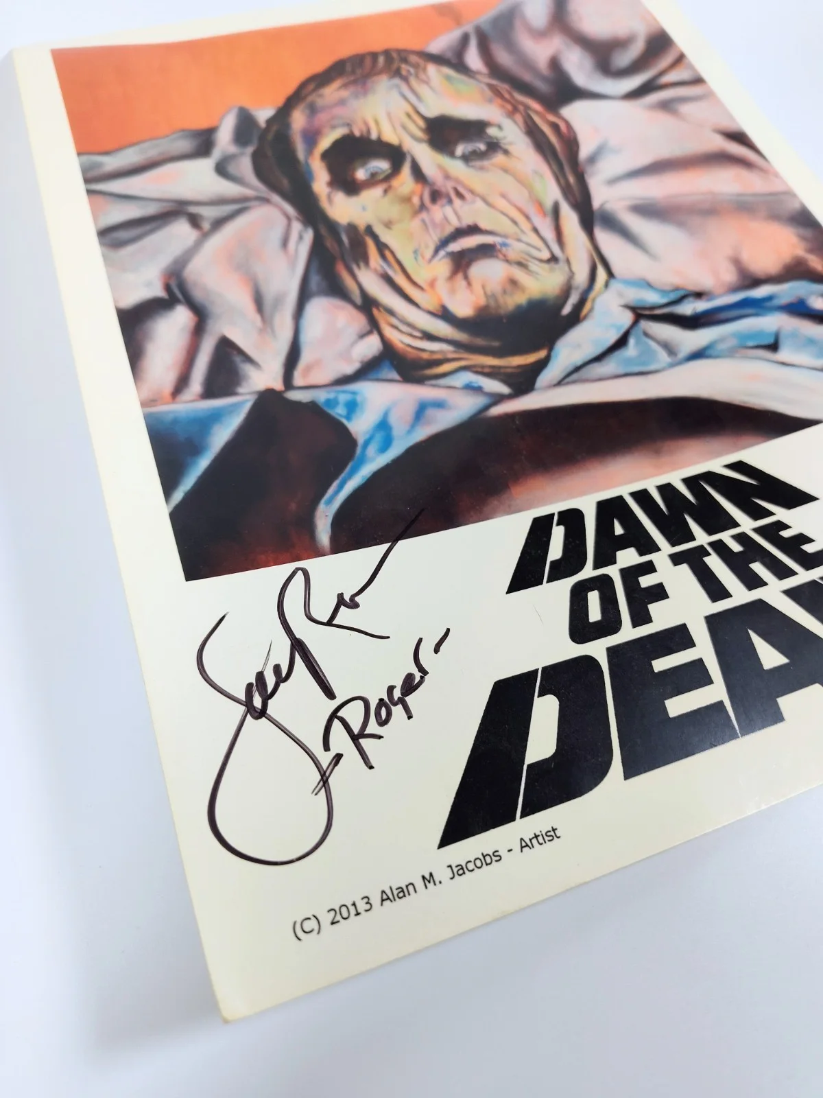 Scott Reiniger — Dawn of the Dead 1978 Art Print SIGNED Scott Reiniger Roger Horror Poster, изображение 3