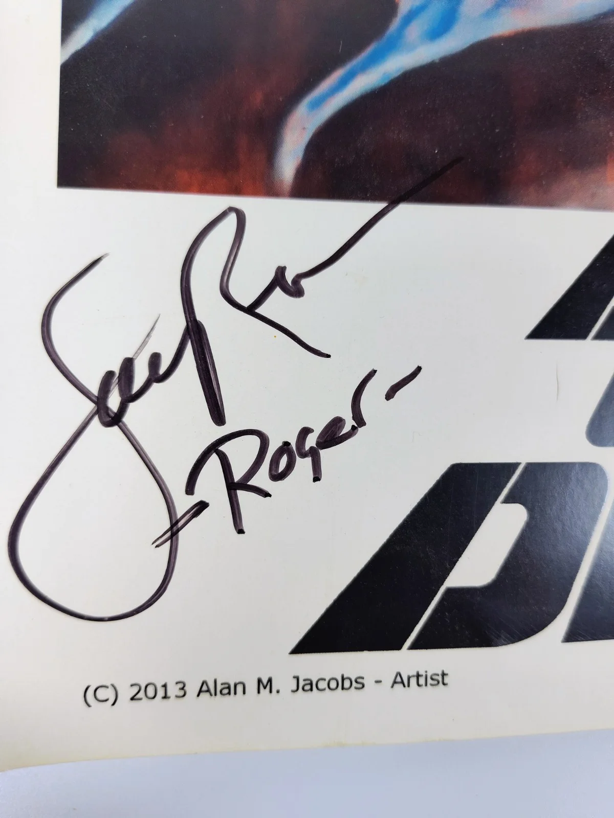 Scott Reiniger — Dawn of the Dead 1978 Art Print SIGNED Scott Reiniger Roger Horror Poster, изображение 4