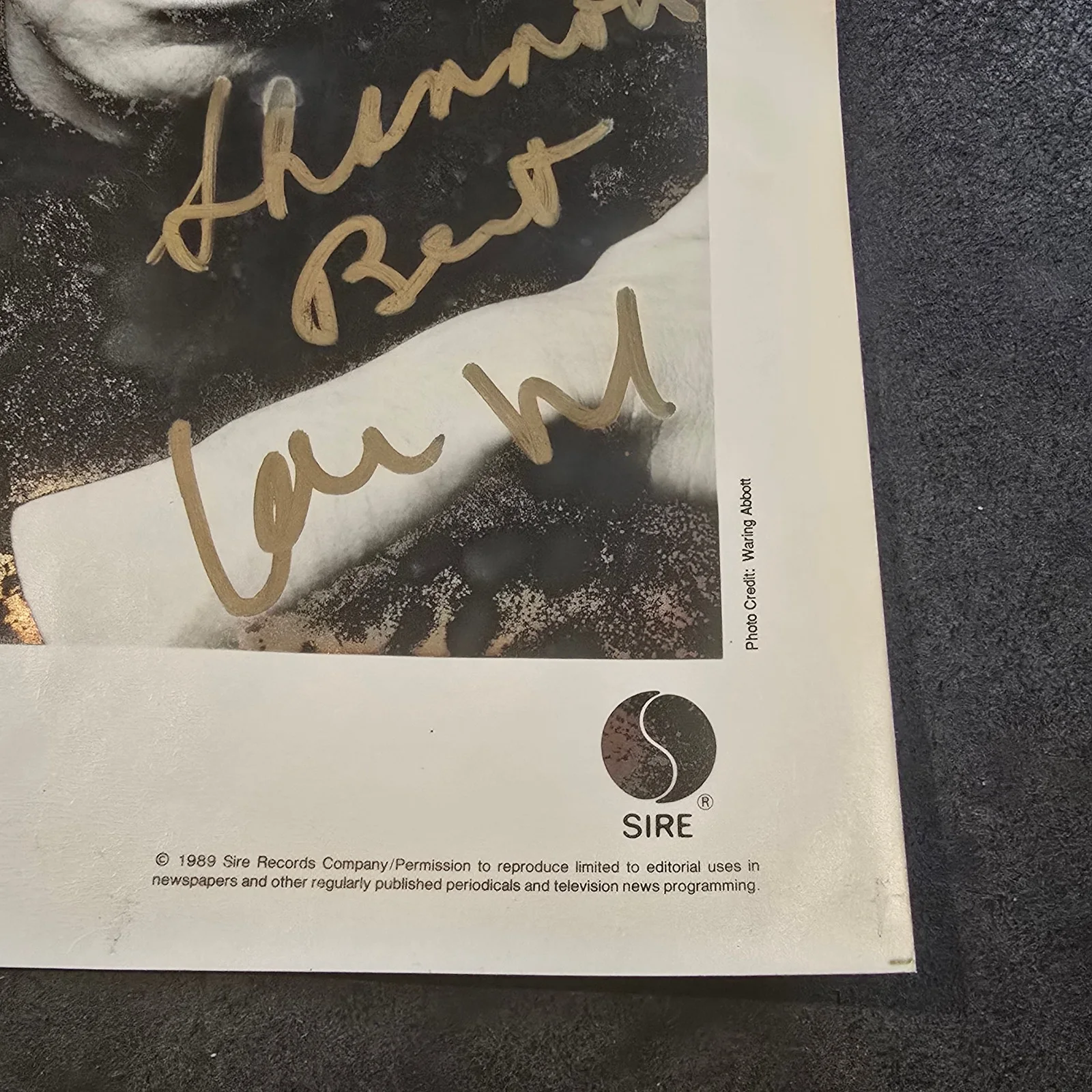 Lou Reed Velvet Underground The Transformer Signed Autographed 8x10 Photo JSA, image 5
