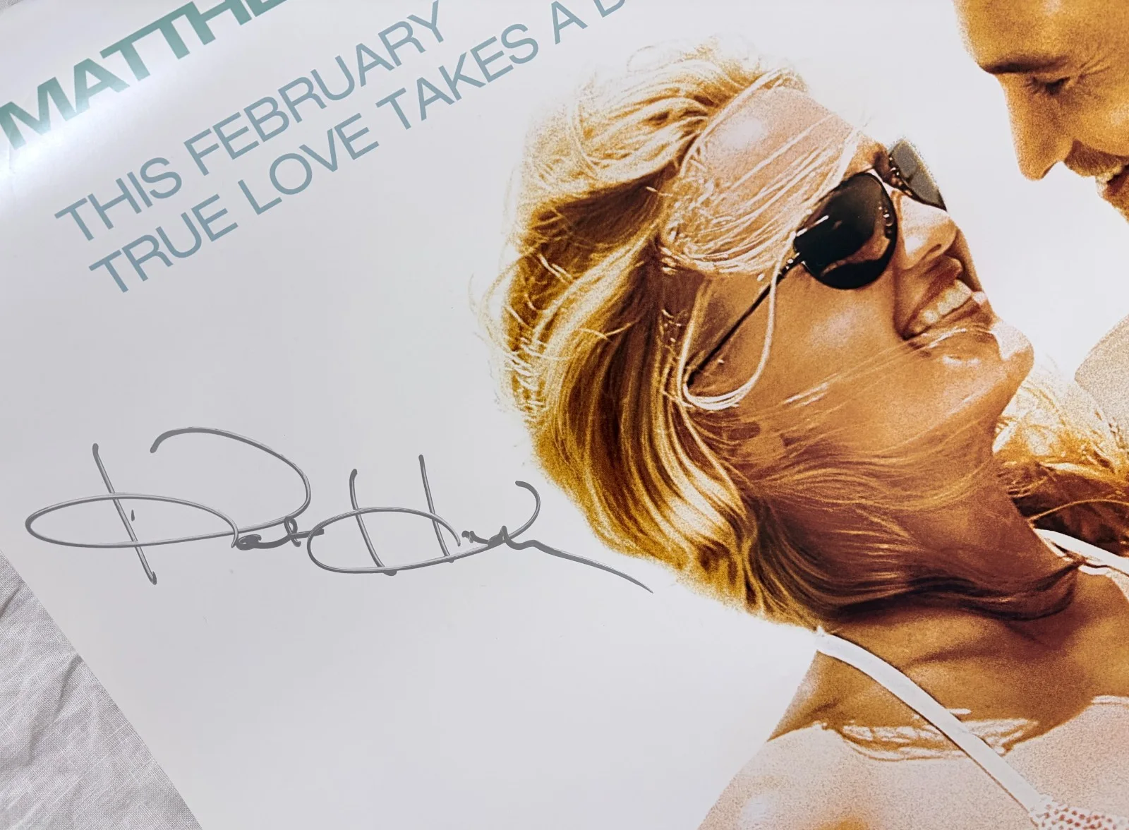 Kate Hudson — Fool's Gold Cast Signed x5 DS Movie Poster 27x40 Matthew McConaughey Kate Hudson, изображение 3