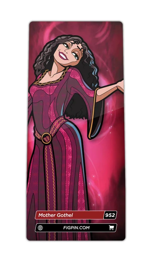 FiGPiN Mother Gothel (0952) Disney Villains 3-Inch Enamel Pin, изображение 2