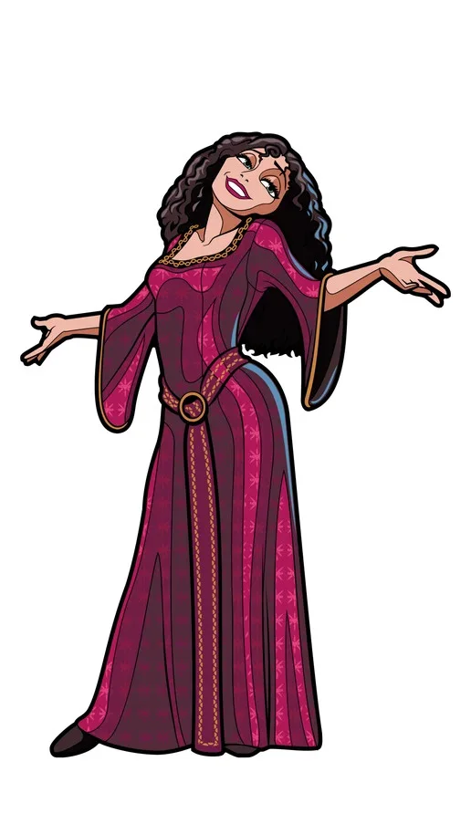 FiGPiN Mother Gothel (0952) Disney Villains 3-Inch Enamel Pin, изображение 4