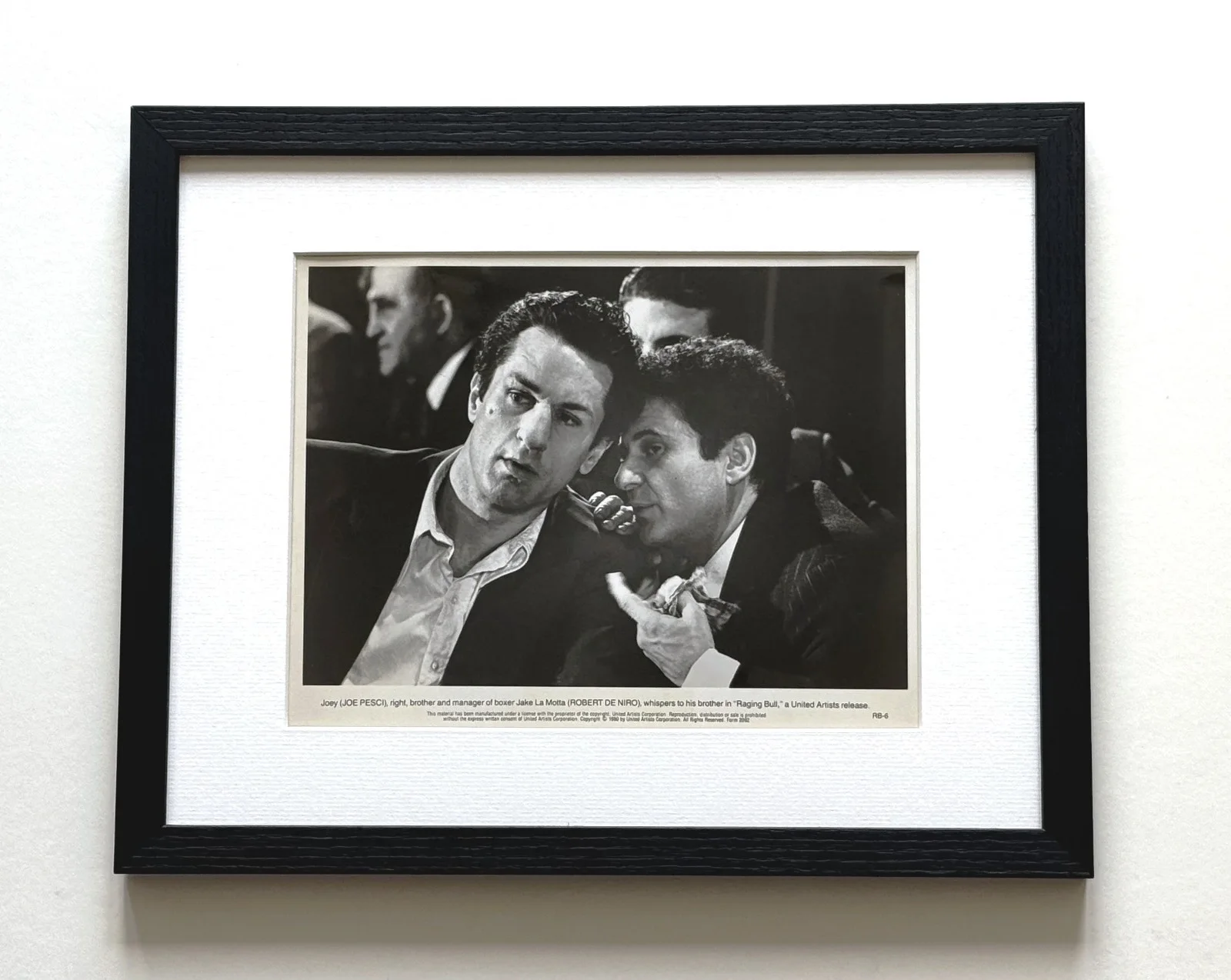 Raging Bull Photo Original 8X10 Inch B&W Press Publicity Still: Framed, image 2
