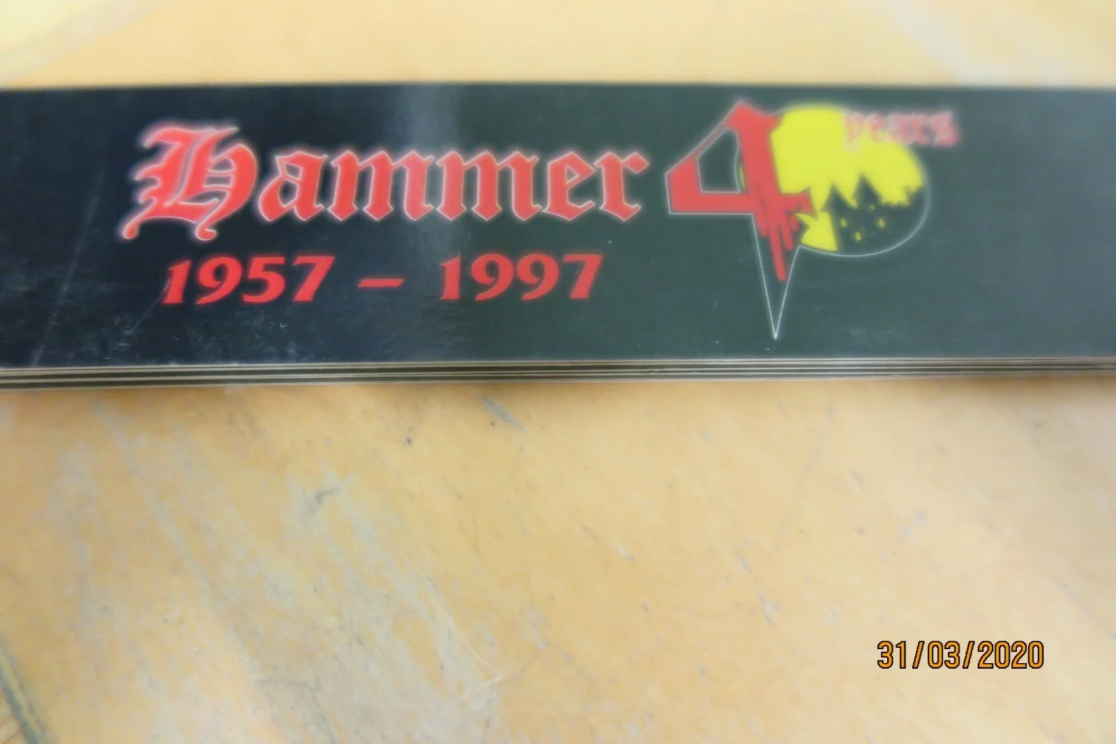 HAMMER HORROR - HAMMER 40 YEARS 1957-1997 - BOOKMARK, image 3