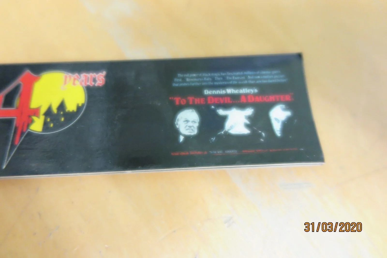 HAMMER HORROR - HAMMER 40 YEARS 1957-1997 - BOOKMARK, image 4