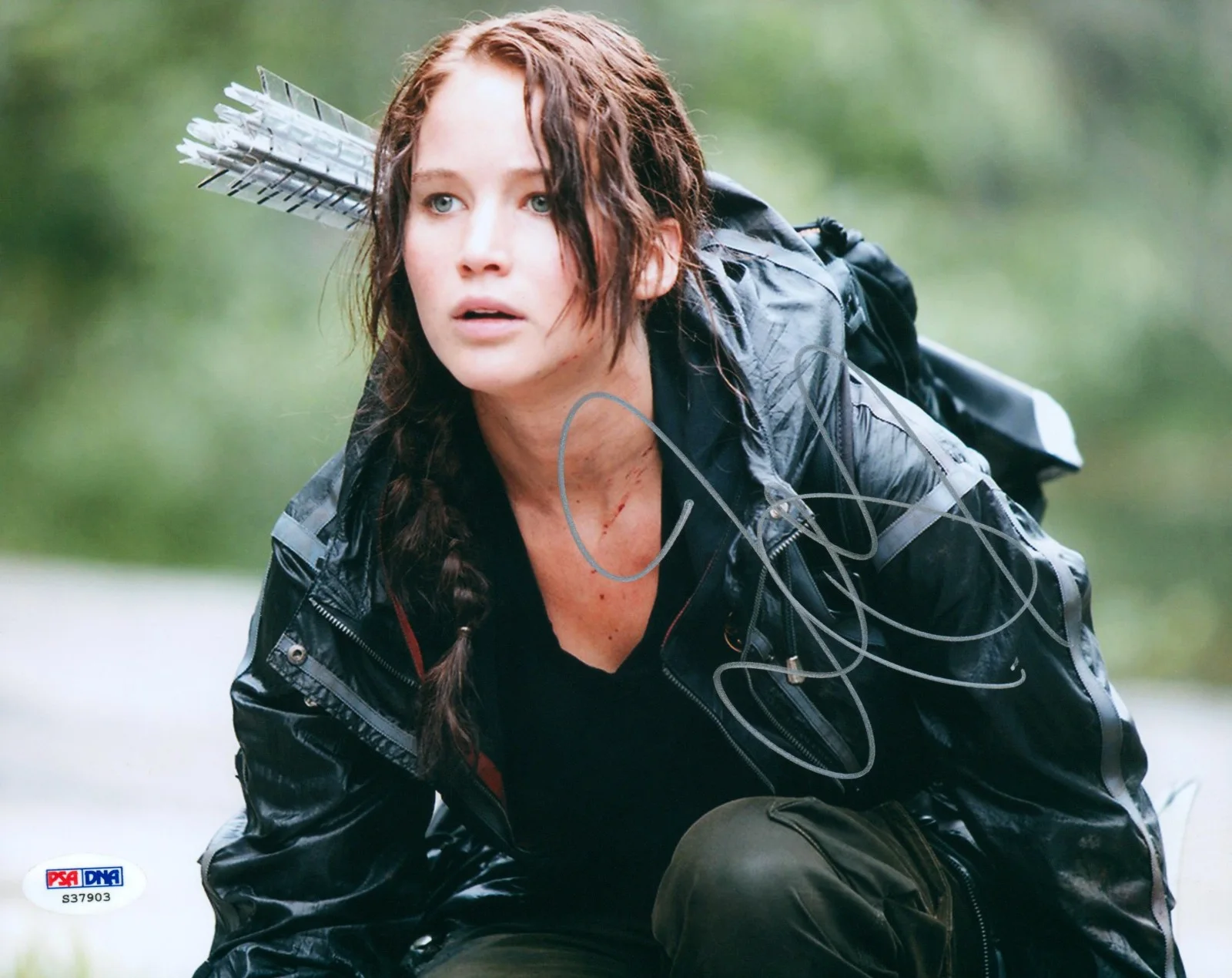 Jennifer Lawrence — Jennifer Lawrence Signed PSA/DNA COA Autographed 8X10 Hunger Games Photo Auto