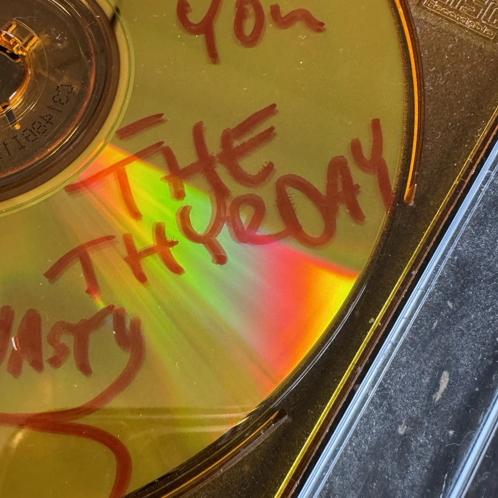 The Thyrday Autographed CD K Slack Killa K J Gunn Mcs Underground Hip Hop NC Rap, image 3
