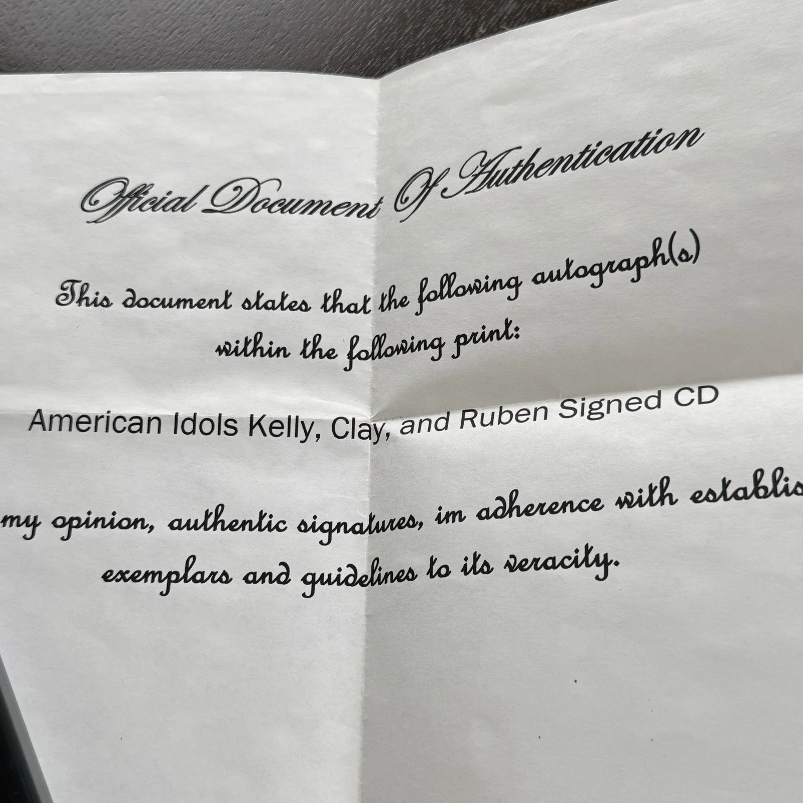 Kelly Clarkson Autographed CD w COA + Clay Aiken & Ruben Studdard American Idol, изображение 3
