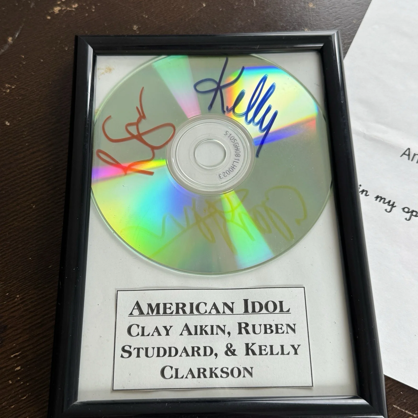 Kelly Clarkson Autographed CD w COA + Clay Aiken & Ruben Studdard American Idol, изображение 4