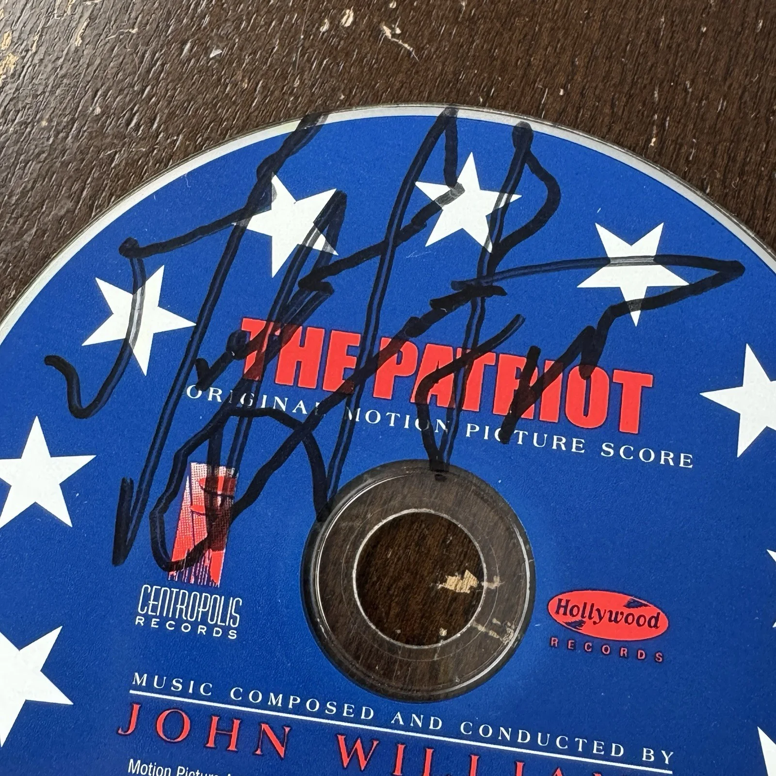 Mel Gibson — Mel Gibson Autographed CD The Patriot With COA In Person Hand Signed Soundtrack, изображение 5