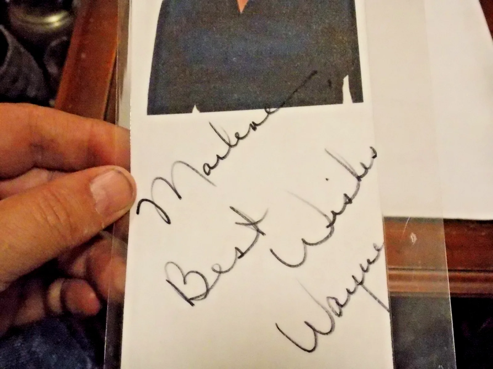 Laminated Wayne Newton Signed Autographed Photo, image 2