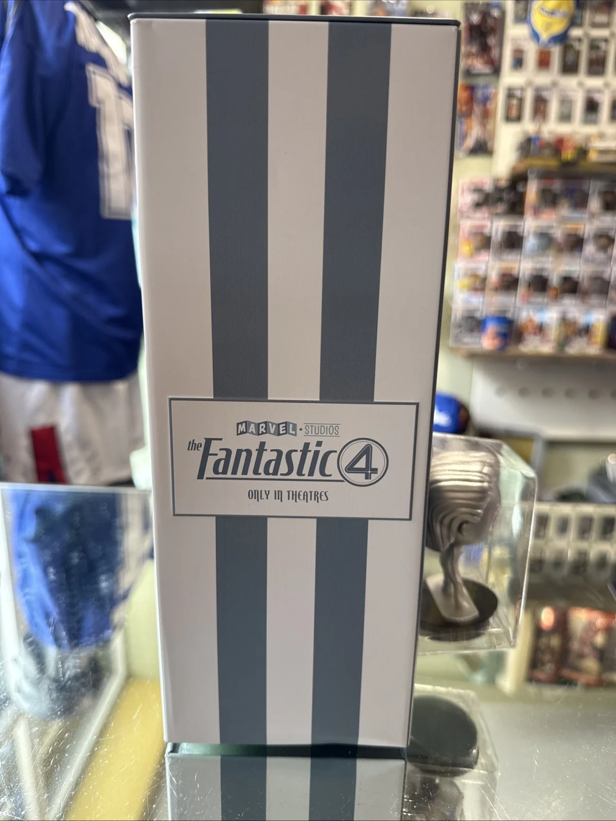 Genuine AMC Fantastic Four First Steps 2025 Popcorn Bucket Tin + Silver Surfer, image 3