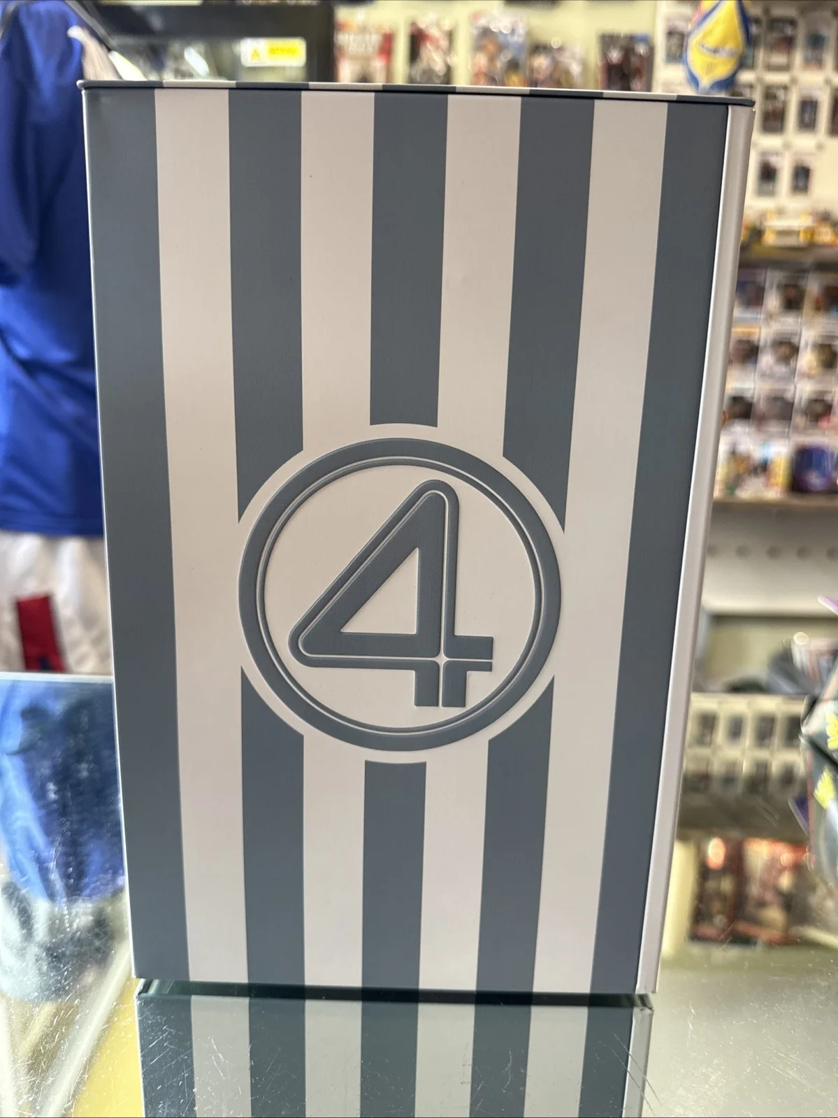 Genuine AMC Fantastic Four First Steps 2025 Popcorn Bucket Tin + Silver Surfer, image 4