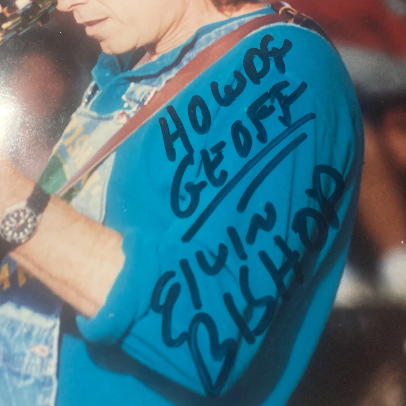 Signed 8 X 10 Photographs Elvin Bishop Musician Guitarist Blues, image 2
