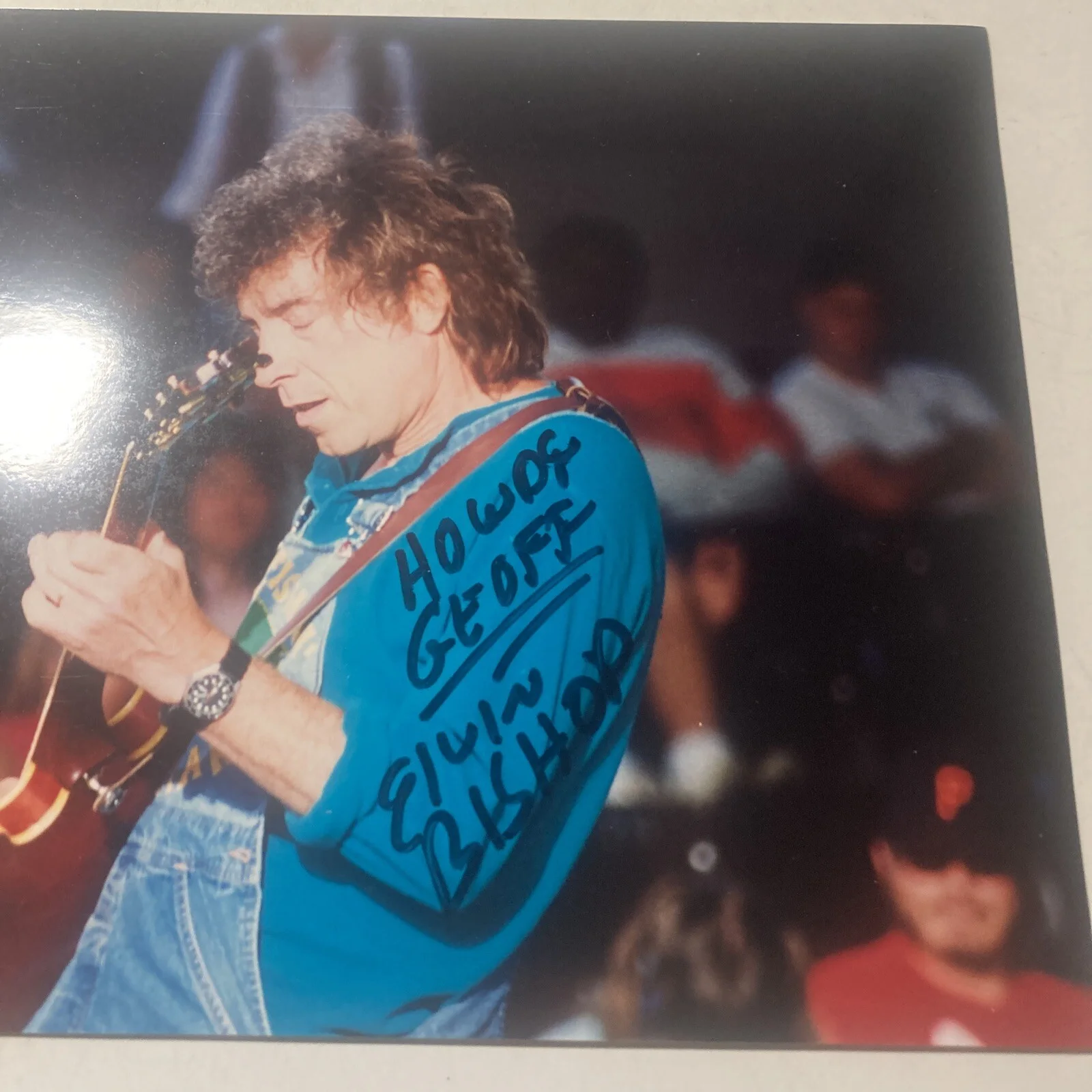 Signed 8 X 10 Photographs Elvin Bishop Musician Guitarist Blues, image 3
