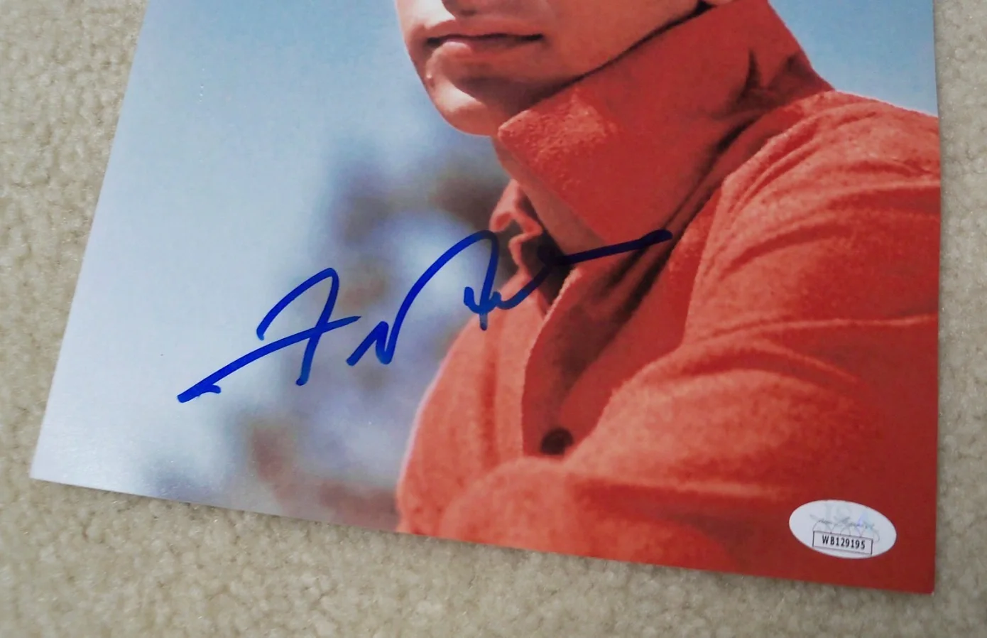 Frankie Avalon — young Frankie Avalon signed photo COA JSA, image 2