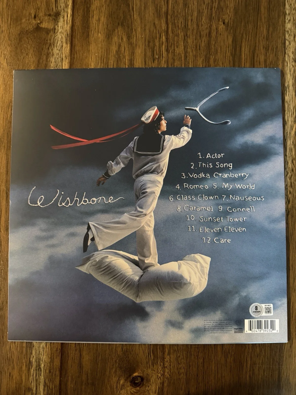 ‘Conan Gray’ Signed Vinyl Album ‘Wishbone’ Pop Singer Beckett Certified, image 2