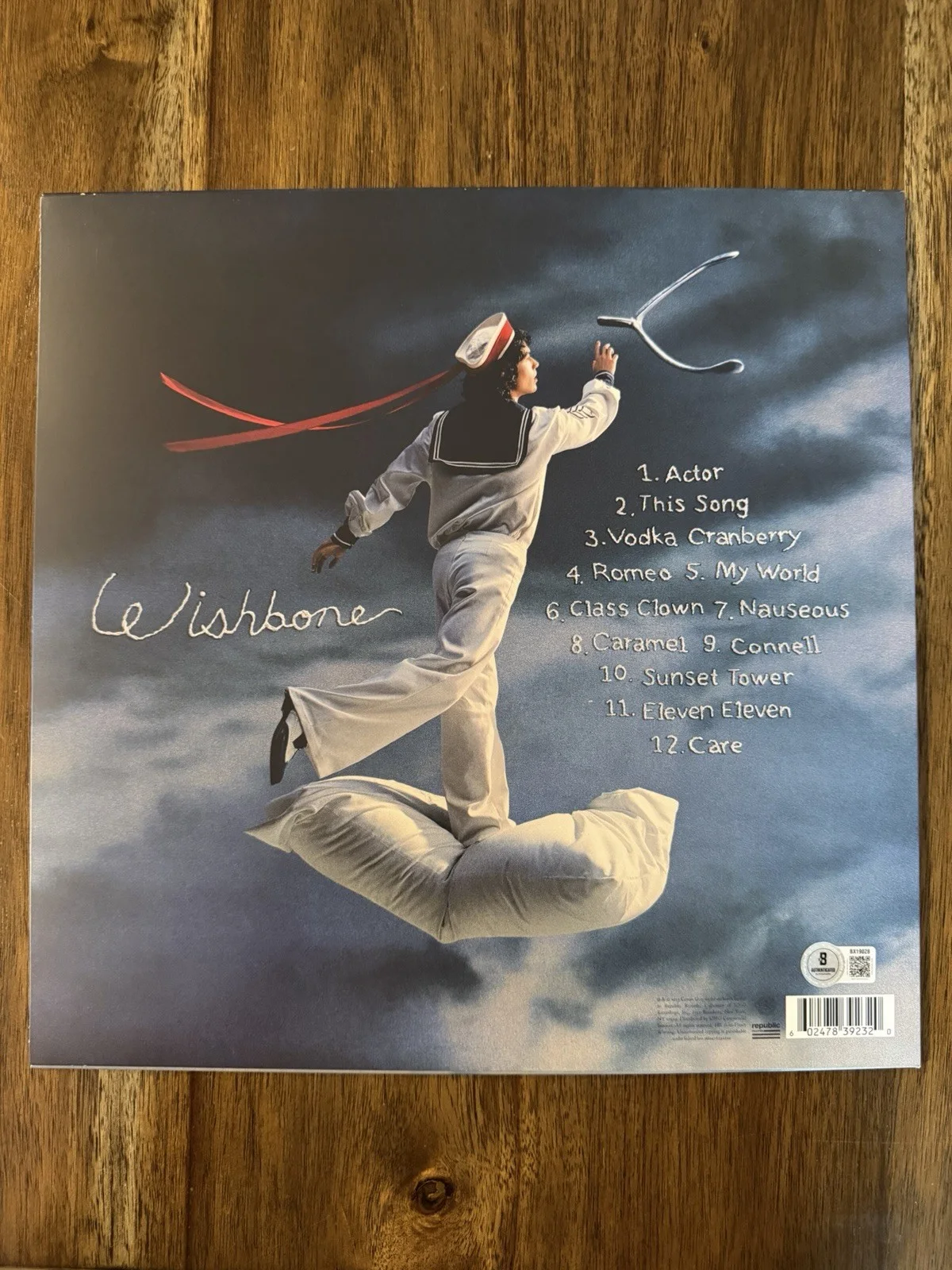‘Conan Gray’ Signed Vinyl Album ‘Wishbone’ Pop Singer Beckett Certified, image 2