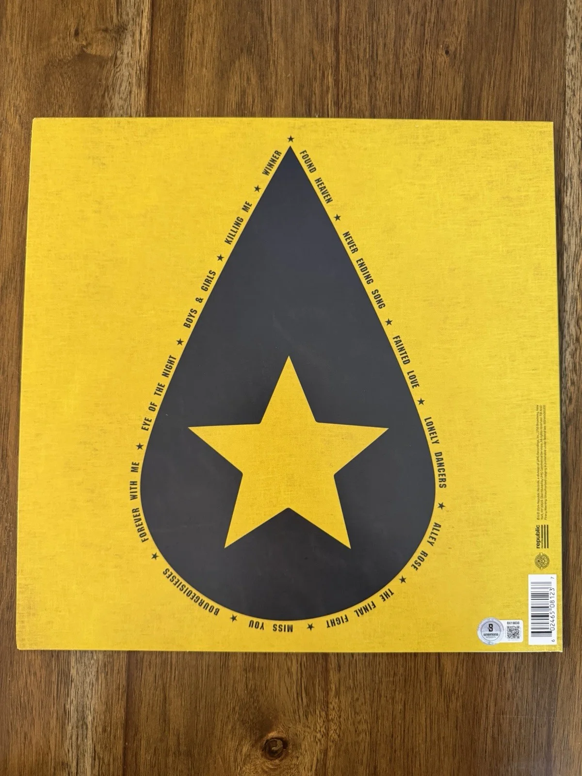 ‘Conan Gray’ Signed Vinyl Album ‘Found Heaven’ Pop Singer Beckett Certified, image 2