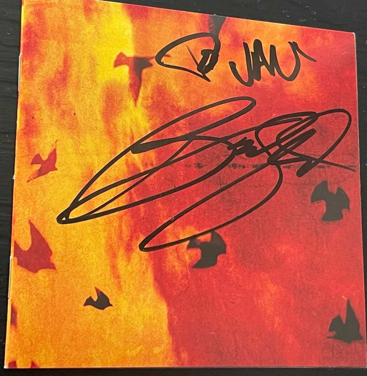 Bruce Springsteen working on a dream autographed signed cd, image 2