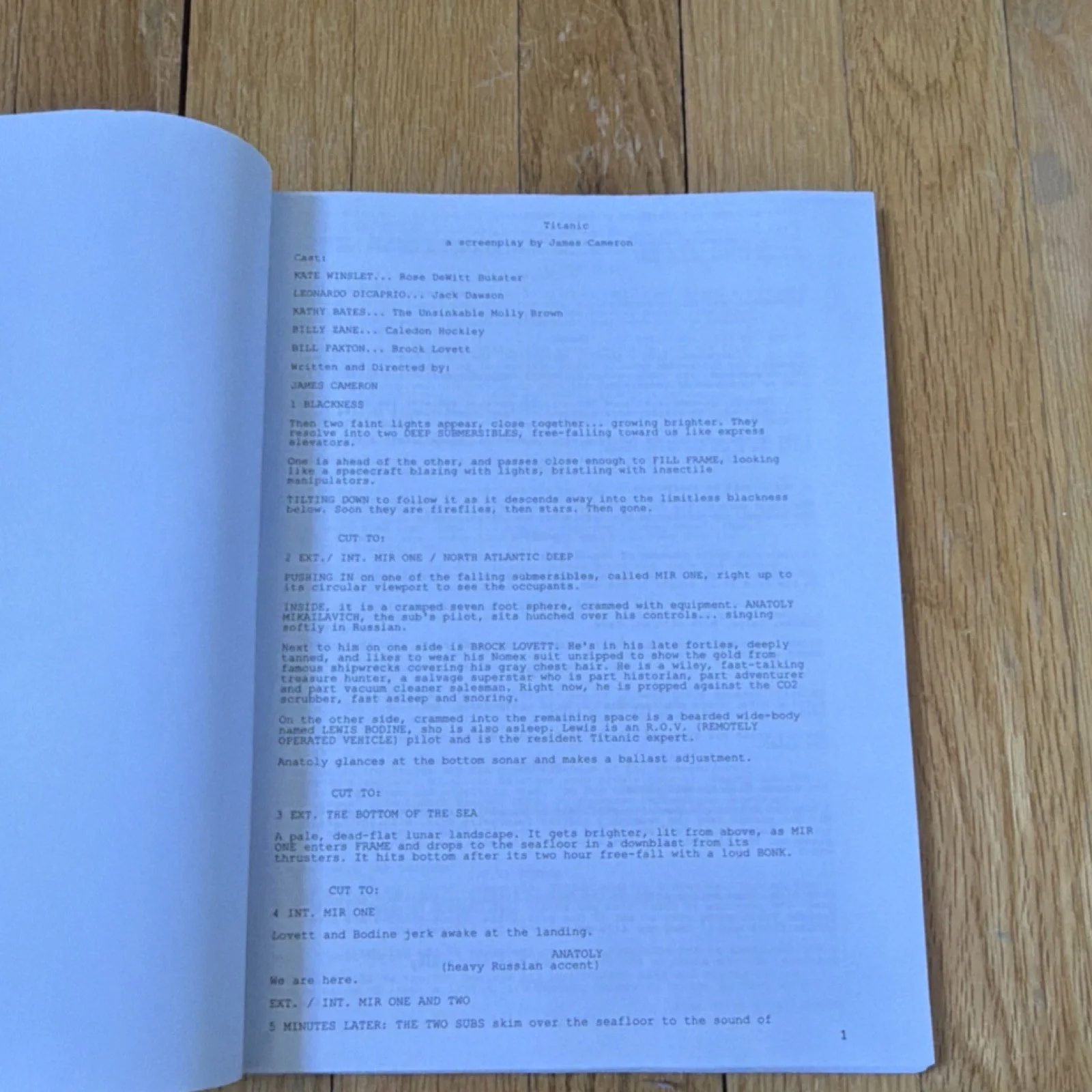 Seth Adkins — Titanic Movie Script Autograph Reprint - Movies Memorabilia, изображение 3