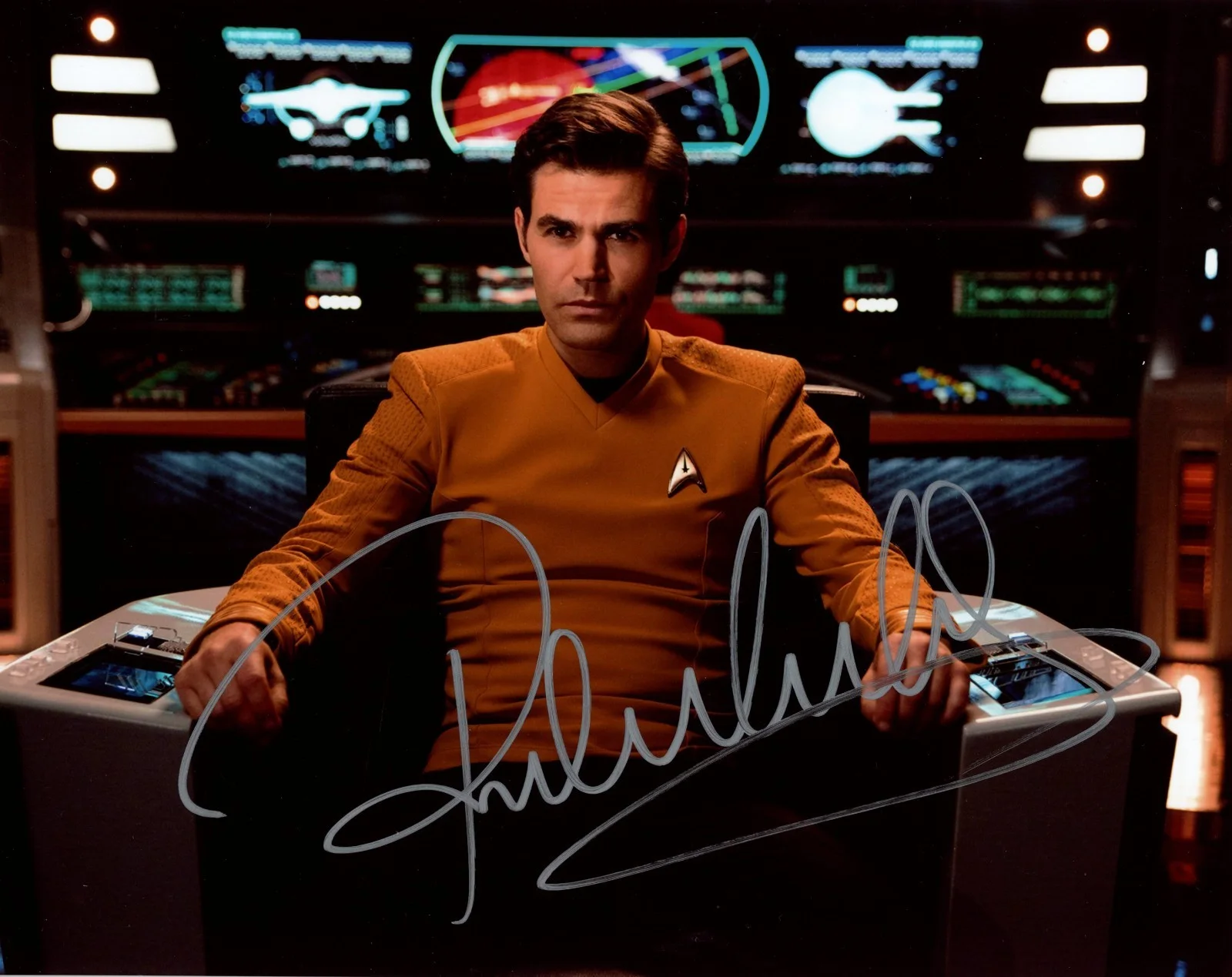 Paul Wesley — Paul Wesley Star Trek Signed 8x10 Photo JSA Certified Autograph