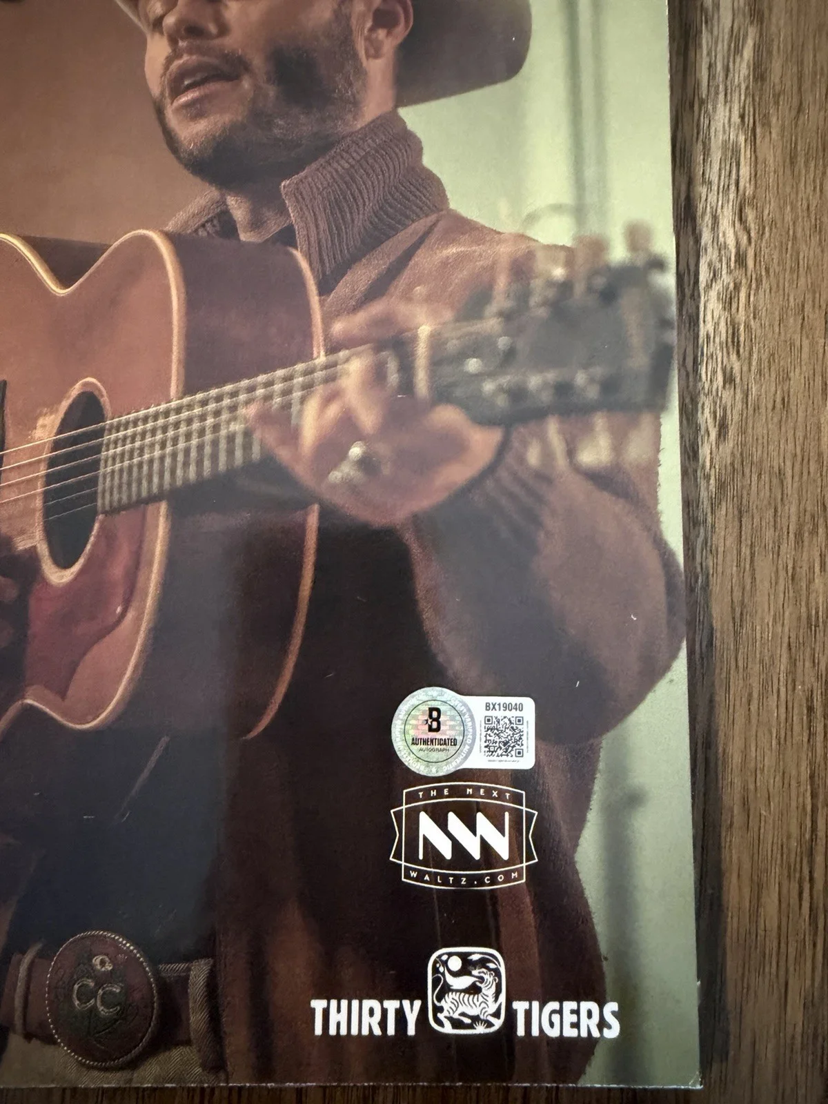 ‘Charley Crockett’ Signed Vinyl Album ‘Welcome To Hard Times’ Record Beckett, изображение 3