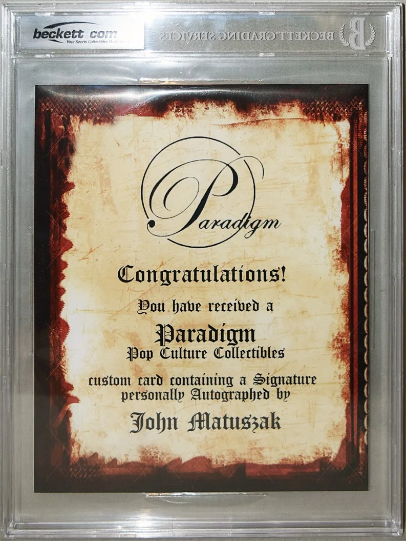 John Matuszak — THE GOONIES -JOHN MATUSZAK- Beckett BAS Signed/Autograph/Auto 8x10 Movie Card, изображение 2