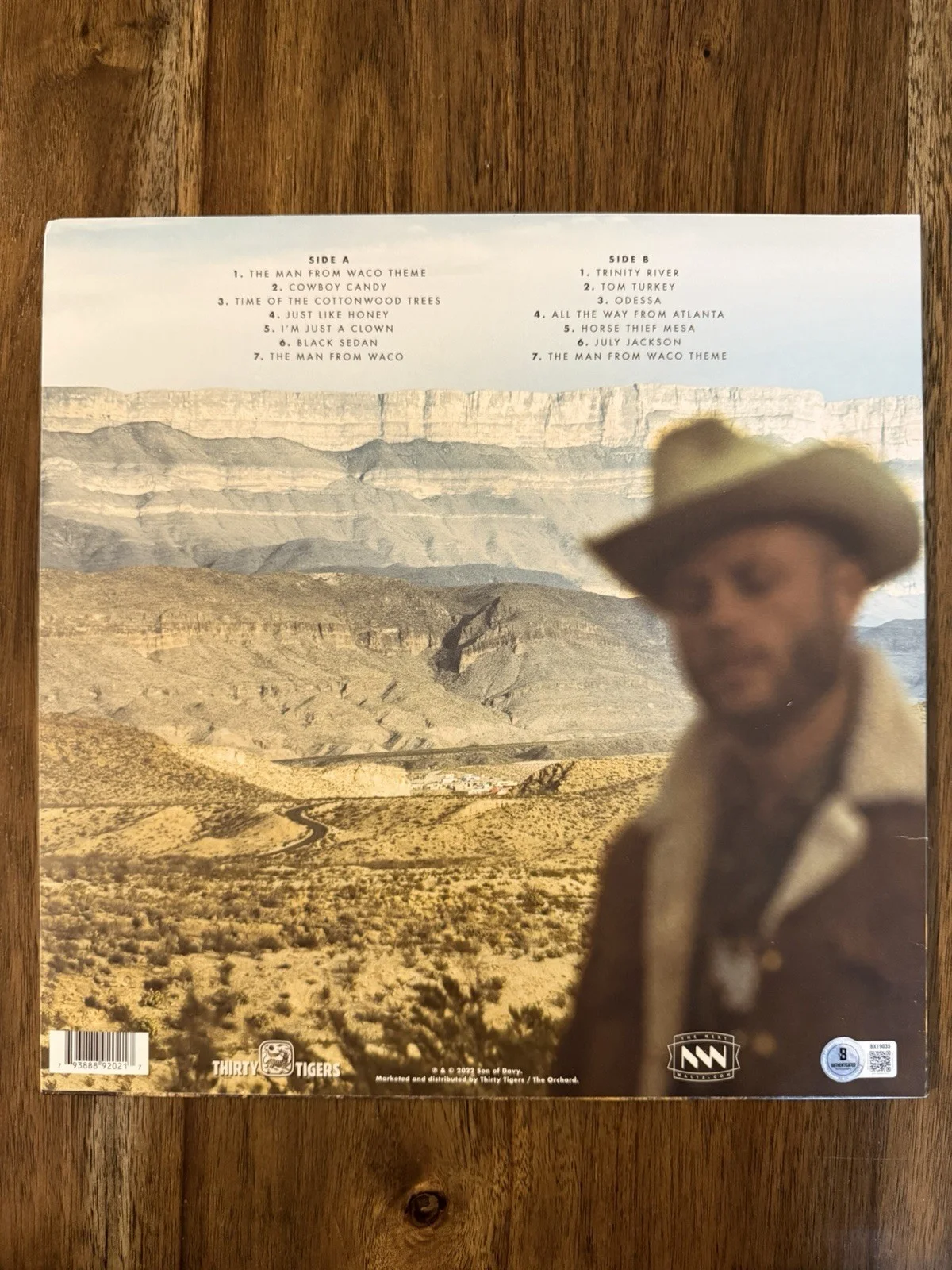 ‘Charley Crockett’ Signed Vinyl Album ‘The Man From Waco’ Record Beckett, изображение 2