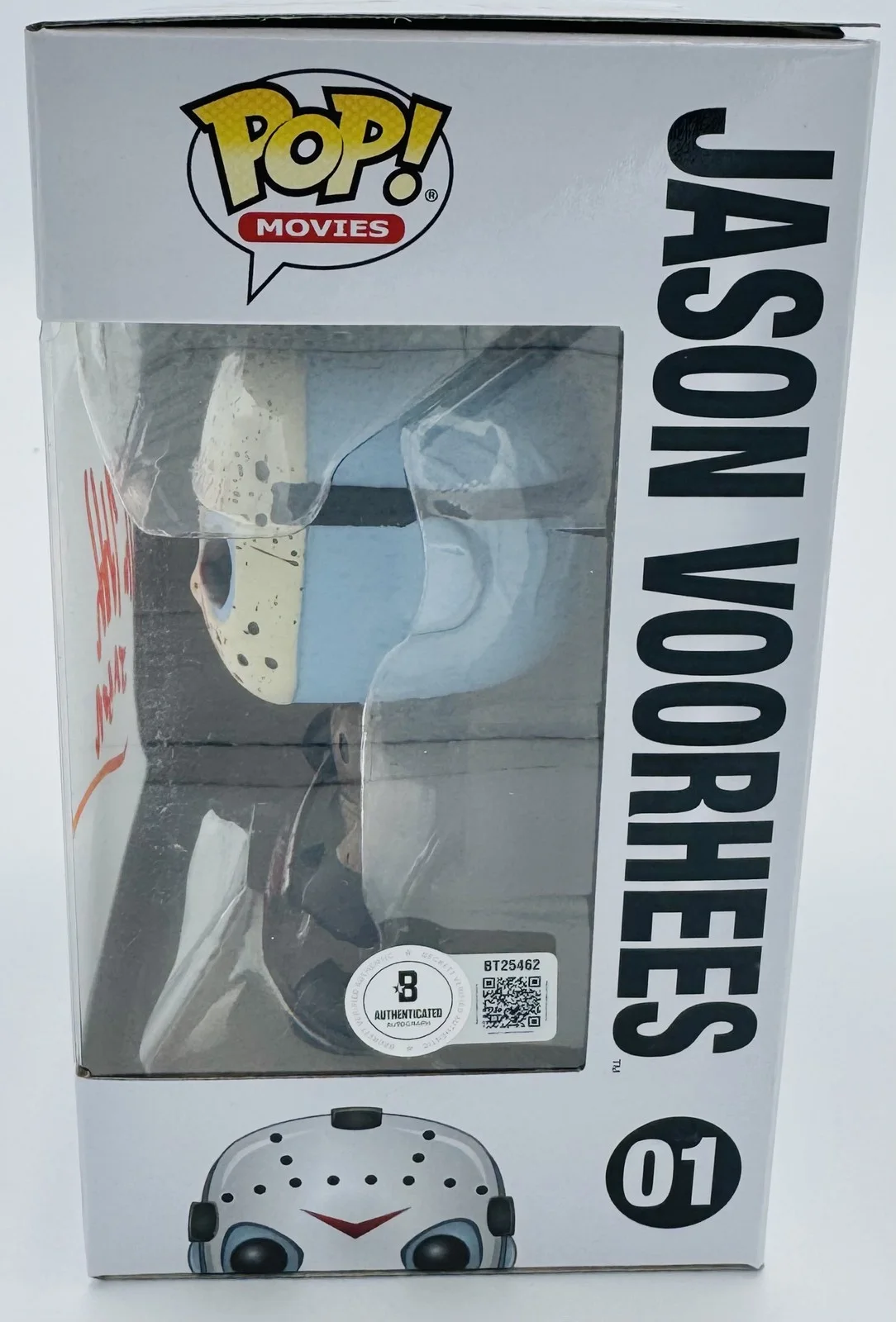Kane Hodder — Kane Hodder Signed Jason Voorhees Funko 01 Friday The 13th Autograph BAS 462, image 2