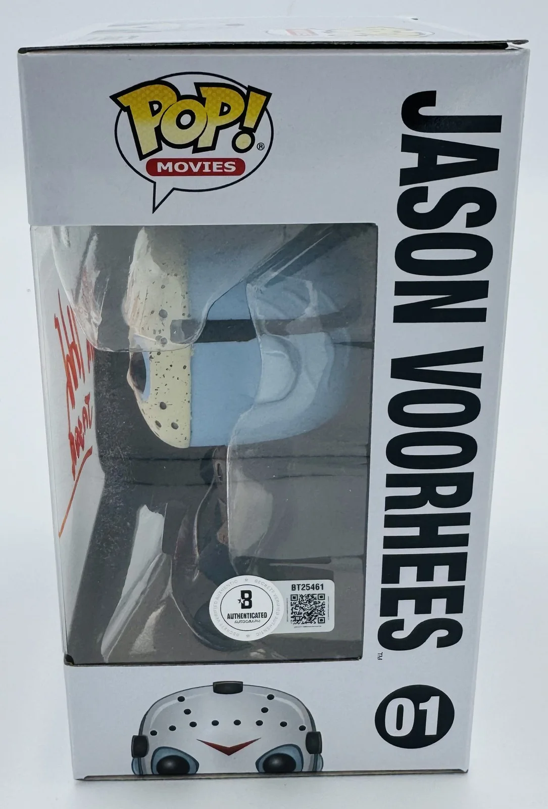 Kane Hodder — Kane Hodder Signed Jason Voorhees Funko 01 Friday The 13th Autograph BAS 461, image 2
