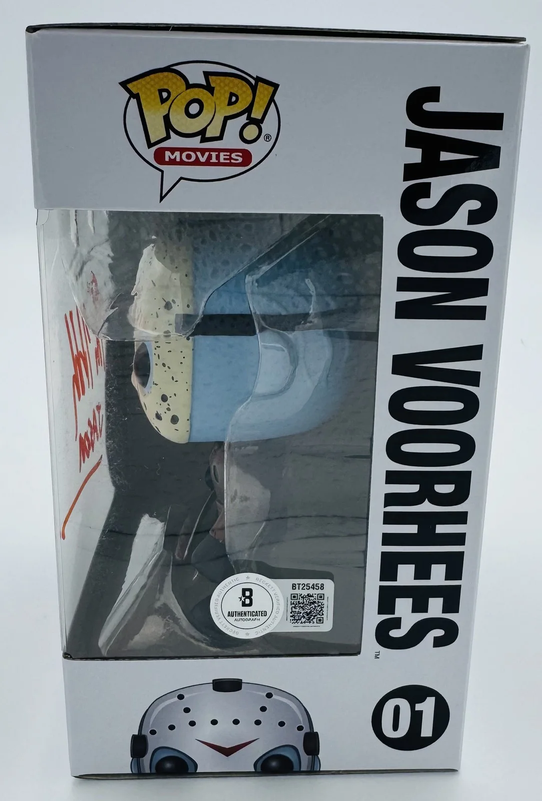 Kane Hodder — Kane Hodder Signed Jason Voorhees Funko 01 Friday The 13th Autograph BAS 458, image 2