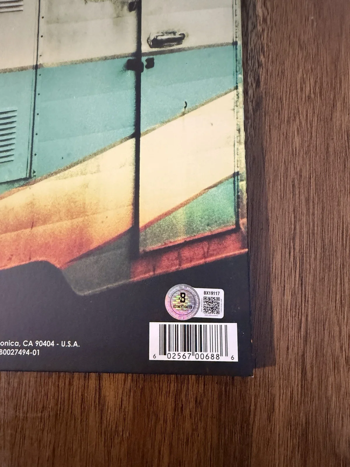 Tyson Ritter ‘All American Rejects’ Band Signed Vinyl Album Autograph Beckett, image 4