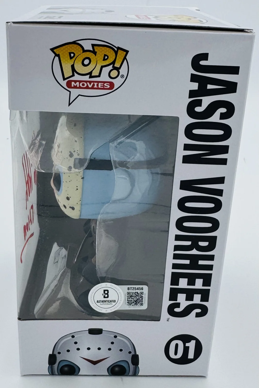 Kane Hodder — Kane Hodder Signed Jason Voorhees Funko 01 Friday The 13th Autograph BAS 456, изображение 2