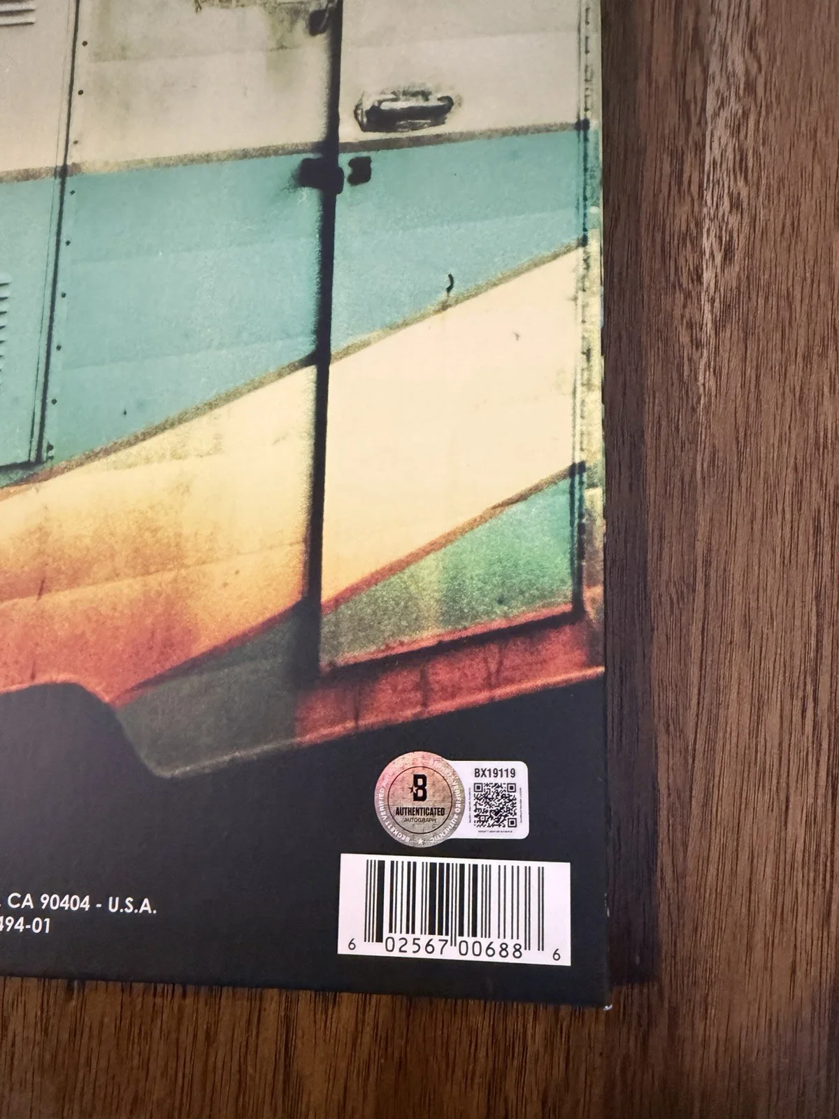 Tyson Ritter ‘All American Rejects’ Band Signed Vinyl Album Autograph Beckett, изображение 3