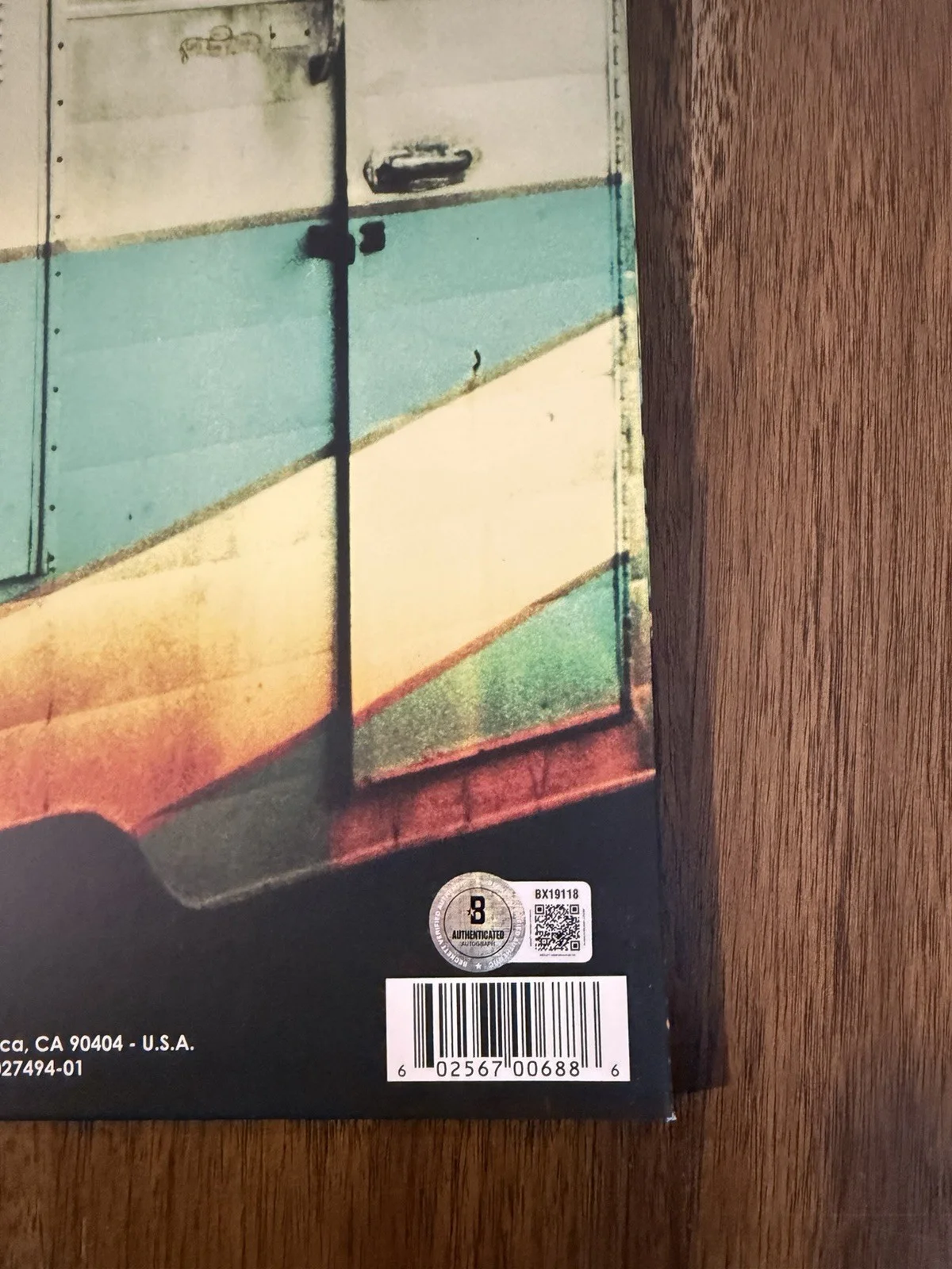 Tyson Ritter ‘All American Rejects’ Band Signed Vinyl Album Autograph Beckett, image 3