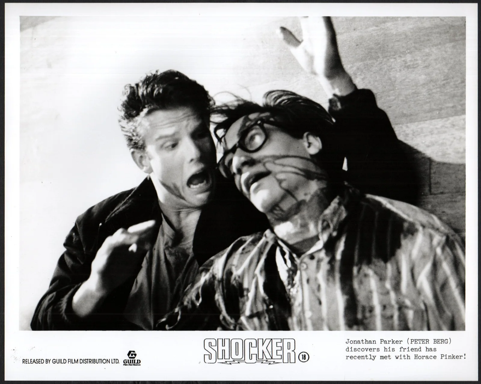 SHOCKER 1989 Michael Murphy, Mitch Pileggi, Peter Berg 3 10x8 STILLS, image 3