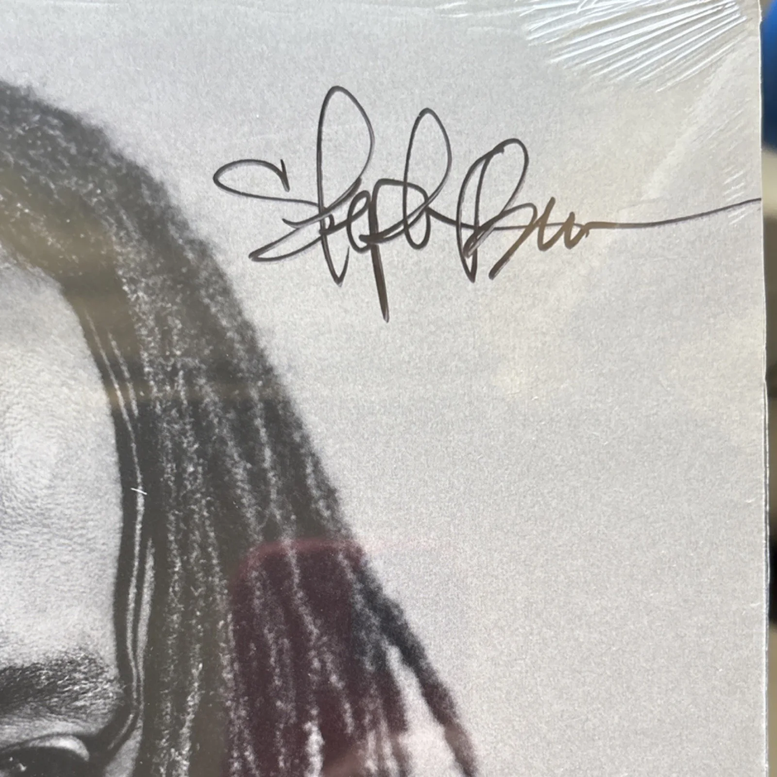 Thundercat Signed Clear Black Marble Vinyl Original Music Record, image 3