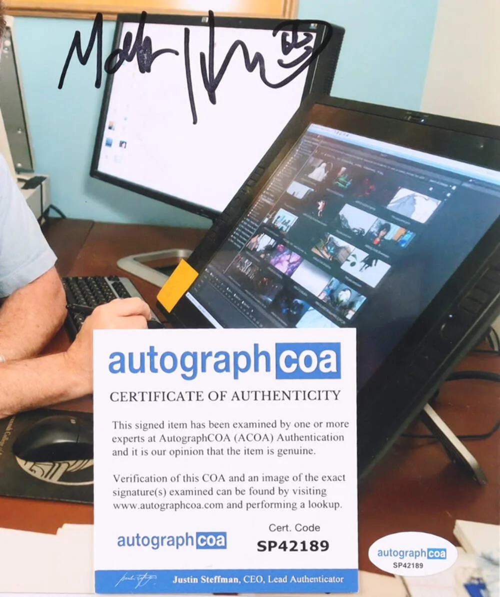 Mark Henn — Mark Henn Signed 8x10 Photo (ACOA) - Disney Animator, image 2