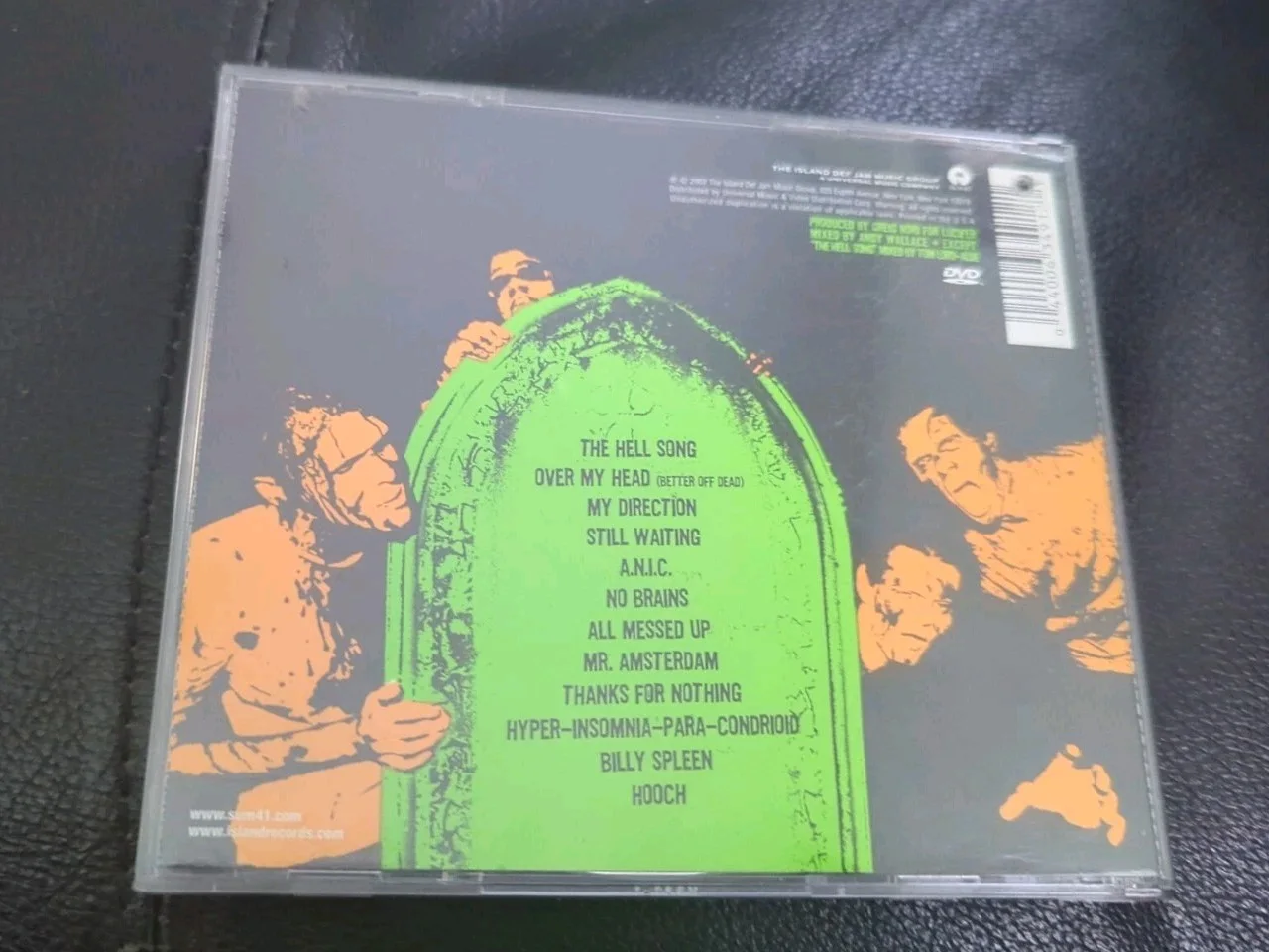 Deryck Whibley Sum 41 Does This Look Infected Signed CD Bizzy D Band Punk Rock, изображение 2