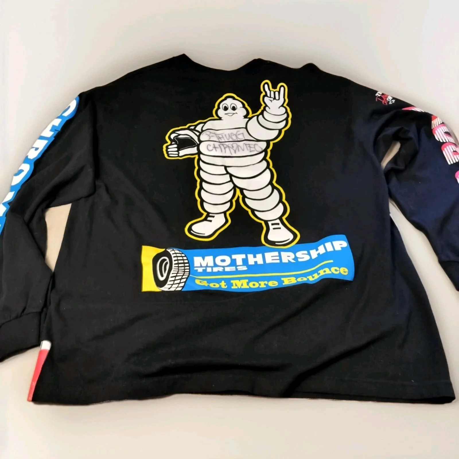 P-Thugg Autographed * Rare * Chromeo Racing Longsleeved Shirt - XL, изображение 3