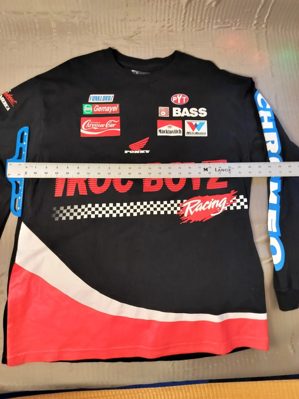 P-Thugg Autographed * Rare * Chromeo Racing Longsleeved Shirt - XL, изображение 5