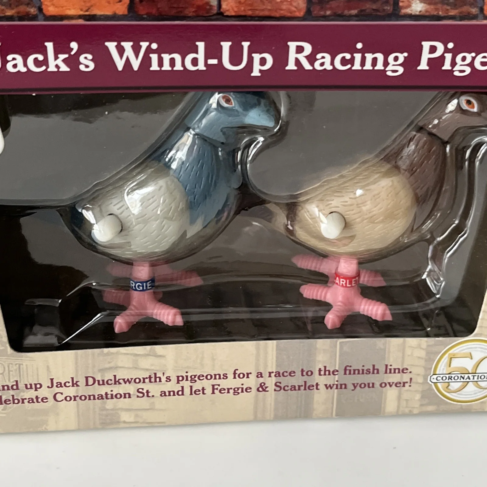 Coronation Street Jack Duckworth’s Racing Pigeons Wind Up Toys BNIB, изображение 2