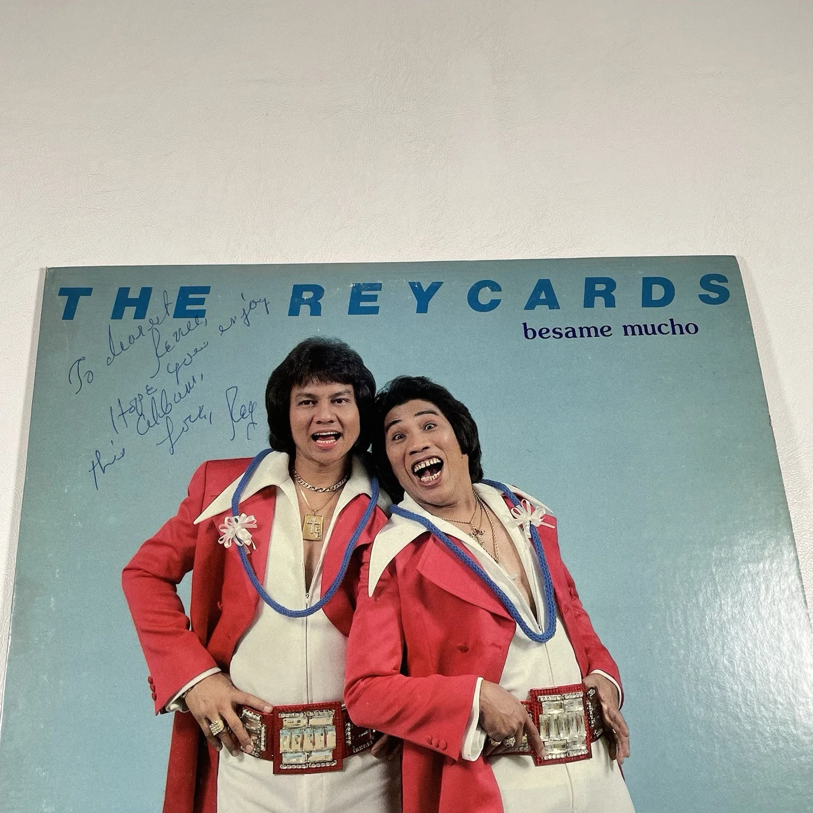 Vinyl The Reycards Signed Album Besame Mucho LP Autographed 1979 Silvercloud, image 2