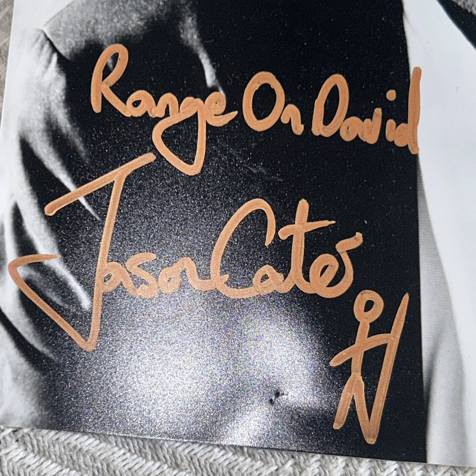 Jason Carter — Jason Carter, Marcus Cole, Babylon 5, Signed/Autographed Photo "Range On David", image 2