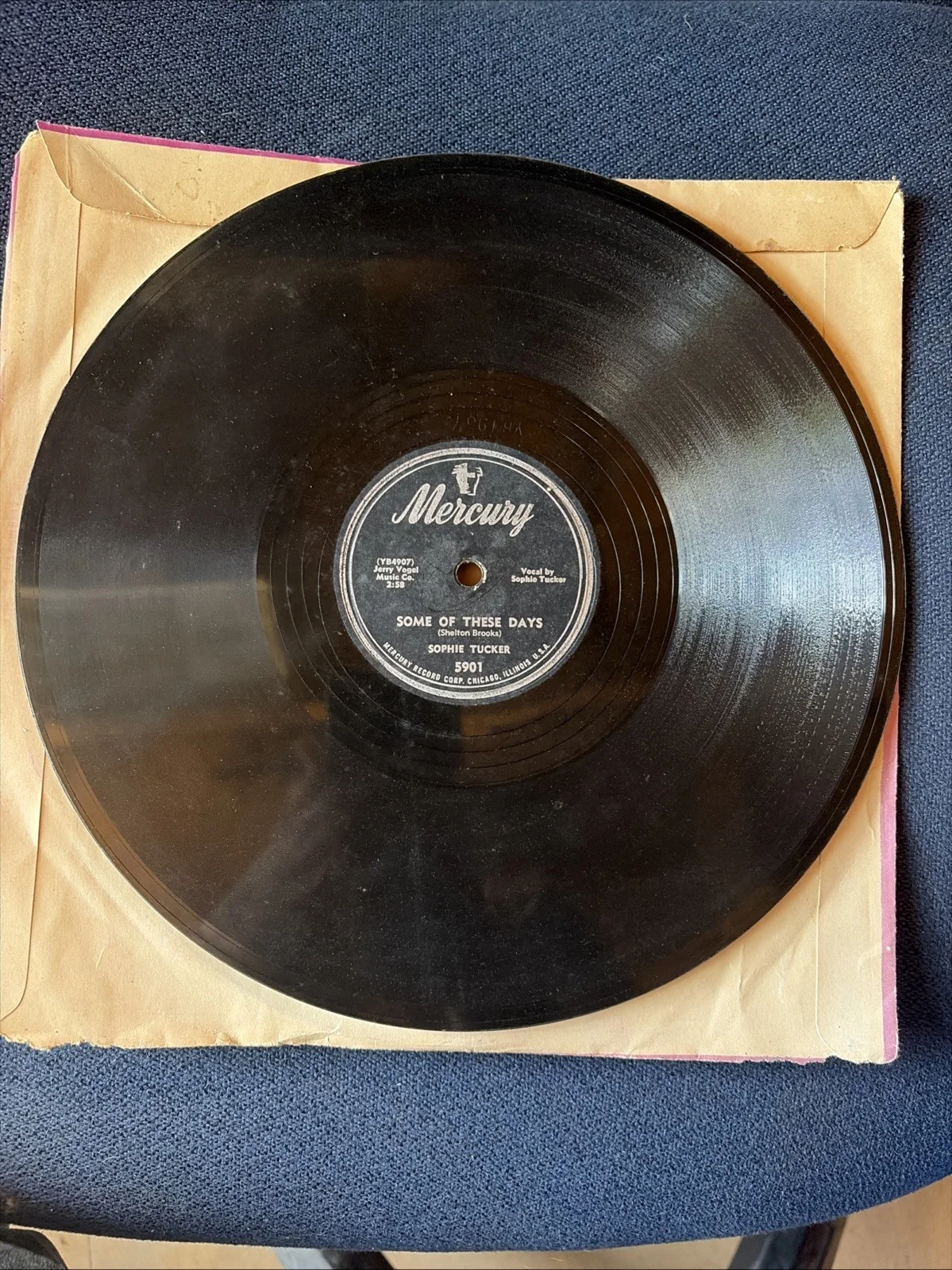 SOPHIE TUCKER Autographed Record; 'Sophie Tucker Life Is A Wonderful Mercury, изображение 4