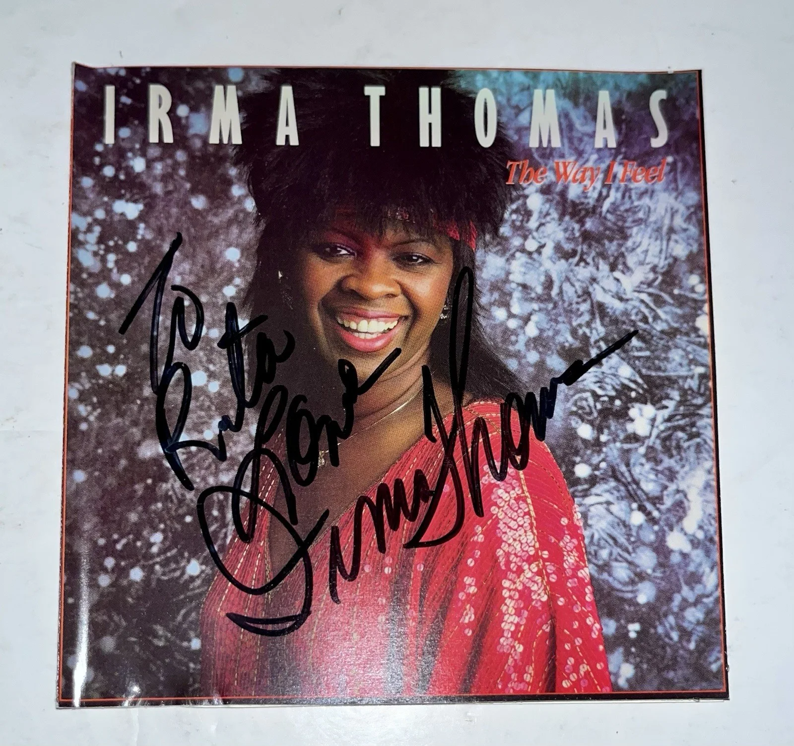 Irma Thomas Signed CD & Booklet Lot of 2: The Way I Feel & Story of My Life, изображение 4